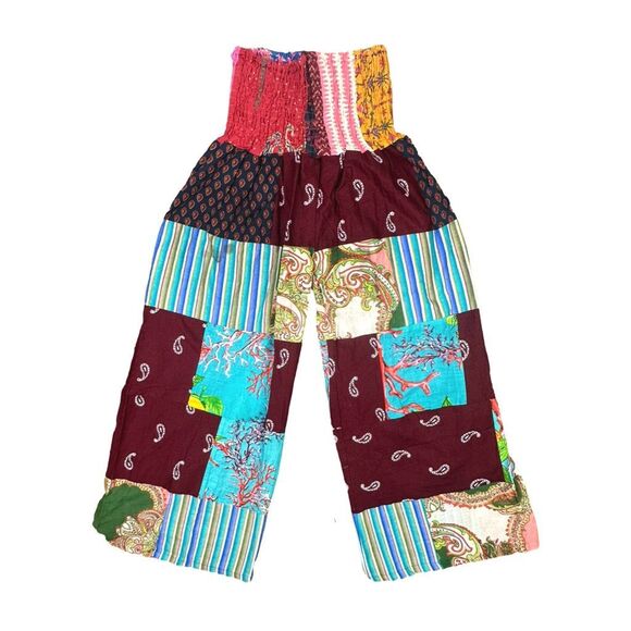 Ashley Taylor Boho Patchwork Pants - One Size - Picture 4 of 6